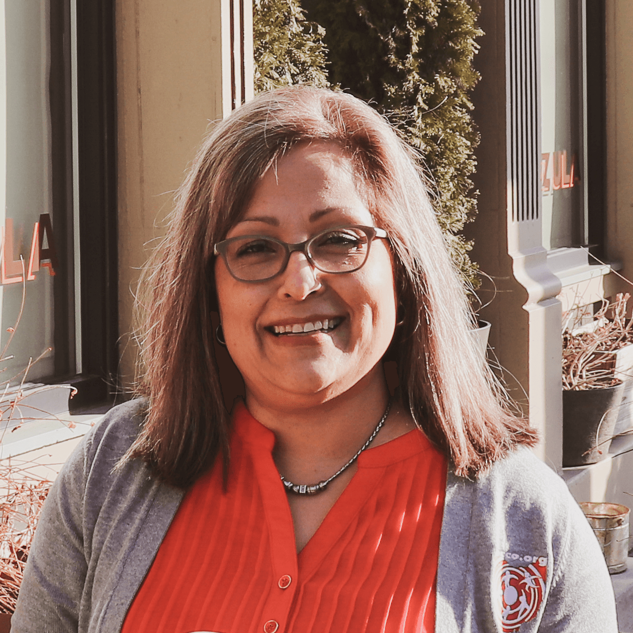 Bianca Sexton, Executive Director of Residential Services, smiling outdoors